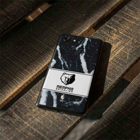 NBA Memphis Grizzlies Marble Google Pixel 3 Skin